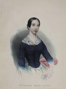 Portrait of the singer and composer Pauline Viardot (1821-1910), 1840s