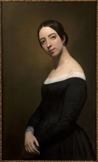 Portrait of the singer and composer Pauline Viardot (1821-1910), 1840