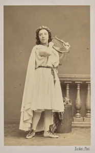 Portrait of the singer and composer Pauline Viardot (1821-1910), 1862