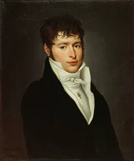 Musee Carnavalet Collection: Portrait of the singer Jean Elleviou (1769-1842), 1809. Creator: Maignen de Sainte-Marie