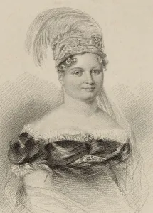 Portrait of the singer Joséphine Fodor (1789-1870), 1818. Creator: Thomson, James (1788-1850)