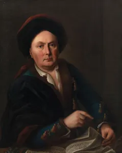 Portrait of the singer Ludwig (Lodewijk) van Beethoven (1712-1773)... 1773