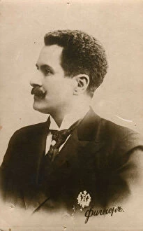Images Dated 22nd November 2017: Portrait of the singer Nikolay Nikolayevich Figner (1857-1918), 1890s