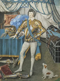 Nicholas Hilliard Prints: Portrait of Sir Anthony Mildmay, Knight of Apethorpe, Northants, c. 1590-93. Creator