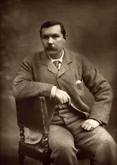 Barraud Gallery: Portrait of Sir Arthur Conan Doyl (1859-1930), 1893. Creator: Barraud