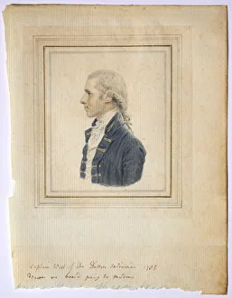 John I Smart British Prints: Portrait of Sir Captain West of the Dutton Indiaman, 1785. Creator: John I Smart (British