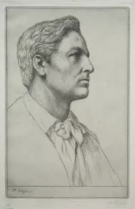 Portrait of Sir Charles Holroyd. Creator: Alphonse Legros (French, 1837-1911)