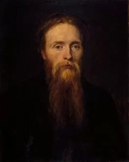 Edward Coley Burne Jones Gallery: Portrait of Sir Edward Burne-Jones (1833-1898), 1870. Creator: George Frederick Watts