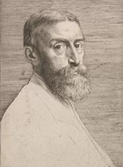 Edward John Gallery: Portrait of Sir Edward John Poynter, 1877. Creator: Alphonse Legros