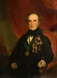 Samuel Gallery: Portrait Of Sir Edward Thomason (1769-1849), 1849. Creator: Samuel Colman