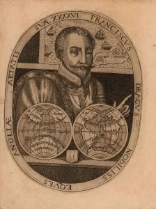 Corsair Prints: Portrait of Sir Francis Drake, 1596. Creator: Anonymous