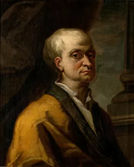 Newton Gallery: Portrait of Sir Isaac Newton (1642-1727), 1710. Artist: Anonymous