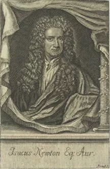 Newton Gallery: Portrait of Sir Isaac Newton (1642-1727), 1715. Creator: Krauss, Johann Ulrich (1655-1719)