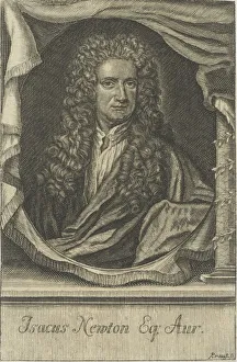 Portrait of Sir Isaac Newton (1642-1727), 1715. Creator: Krauss, Johann Ulrich (1655-1719)