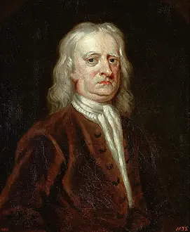 Portrait of Sir Isaac Newton (1642-1727), First third of 18th century. Creator: Vanderbank, John (1694-1739)