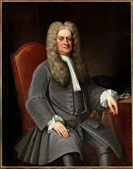 Newton Gallery: Portrait of Sir Isaac Newton (1642-1727), ca 1720. Creator: Anonymous