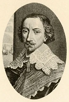 Company Tudor Publishing Prints: Portrait of Sir John Pennington, in English armour with Vandyke collar, c1610-1630, (1937)