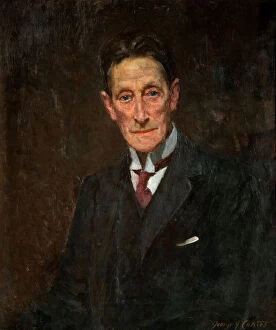 Portrait of Sir Johnston Forbes-Robertson, 1900-1925. Creator: George James Coates