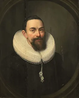 Mesdach Salomon Prints: Portrait of Sir Pieter Courten (1581-1630), 1630. Creator: Salomon Mesdach