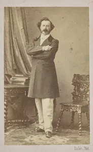 Adolphe Eug And Xe8 Prints: Portrait of Sir Robert Peel (1788-1850), 1862. Creator: Disderi