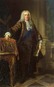 Orford Earl Of Prints: Portrait of Sir Robert Walpole, 1740. Creator: Jean Baptiste van Loo