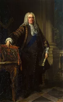 Images Dated 8th March 2011: Portrait of Sir Robert Walpole, 1st Earl of Orford, (1676-1745), 1740