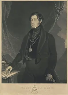 Consideration Prints: Portrait of Sir Thomas Blaikie, (1802-1861), 1841. Creator: John Phillip