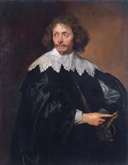 Dyke Sir Anthony Van Prints: Portrait of Sir Thomas Chaloner, 1637. Creator: Anthony van Dyck