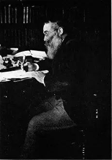 Scrutoire Prints: Portrait of Sir Walter Besant, founder of the Society of Authors