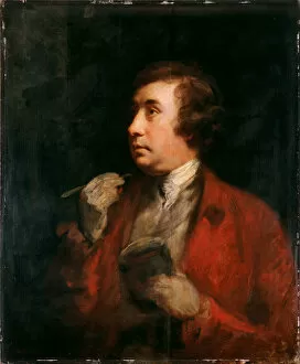 Musee Des Beaux Arts Gallery: Portrait of Sir William Chambers (1723-1796), ca 1760. Creator: Reynolds