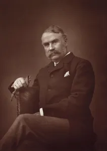 Silver Gelatin Photography Collection: Portrait of Sir William Schwenck Gilbert (1836-1911). Creator: Barraud