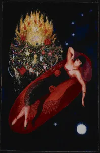 New York Prints: Portrait of My Sister, Ettie Stettheimer, 1923. Creator: Stettheimer, Florine (1871-1944)