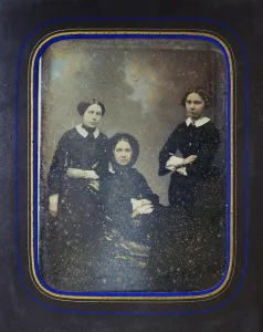 Sergei Lvovich 1819 1898 Gallery: Portrait of sisters Pashkov, 1840s. Artist: Levitsky, Sergei Lvovich (1819-1898)