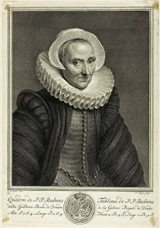 Portrait of a Sixty-year-old Woman, from Recueil d'estampes d'après les plus célèbres... c.1757. Creator: Pierre Tanje
