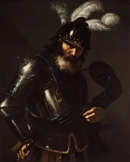 Armor Prints: Portrait of a soldier. Creator: Preti, Mattia (1613-1699)