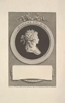 Augustin Of Saint Aubin Gallery: Portrait of Son Altesse Royale Madame, Duchesse d Angouleme
