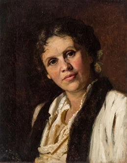 Chekhov Gallery: Portrait of Sophia Kuvshinnikova (1847-1907), 1886