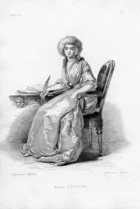 Portrait of Sophie Cottin (1770-1807). Creator: Migneret