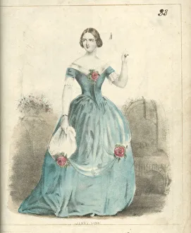 Portrait of the Soprano Jenny Lind (1820-1887), 1840-1842