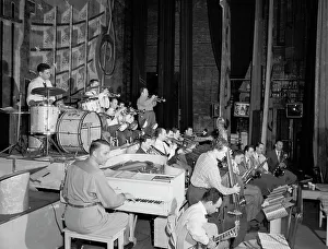Stanley Newcomb Kenton Prints: Portrait of Stan Kenton, Laurindo Almeida