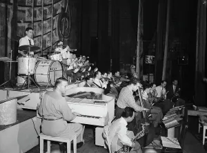 Stanley Newcomb Kenton Prints: Portrait of Stan Kenton, Laurindo Almeida