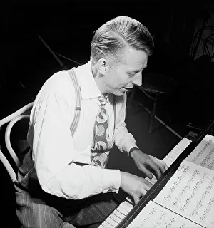 Stanley Newcomb Kenton Prints: Portrait of Stan Kenton, New York, N.Y.(?), ca. Jan. 1947. Creator: William Paul Gottlieb
