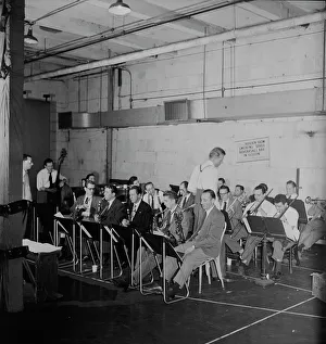 Stanley Newcomb Kenton Prints: Portrait of Stan Kenton, Pete Rugolo