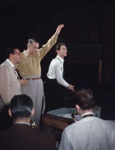 Stanley Newcomb Kenton Prints: Portrait of Stan Kenton, Pete Rugolo