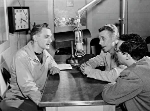 Stanley Newcomb Kenton Prints: Portrait of Stan Kenton and Pete Rugolo