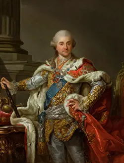 Stanislaw Antoni Poniatowski Prints: Portrait of Stanislaus Augustus Poniatowski in Coronation Robes