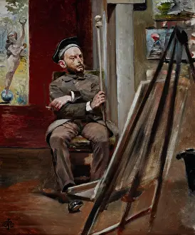 Portrait of Stanislaw Tondos, c1893. Creator: Jacek Malczewski