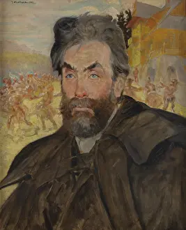 Theory Prints: Portrait of Stanislaw Witkiewicz, 1902. Creator: Jacek Malczewski