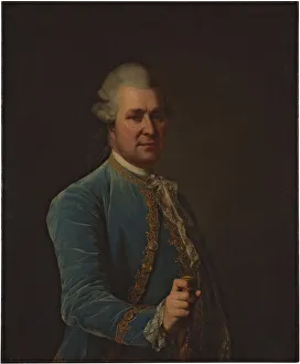 Levitsky Prints: Portrait of the statesman and reformer Count Jacob Sievers (1731-1808)