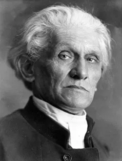 Portrait of Stefan George (1868-1933). Creator: Anonymous